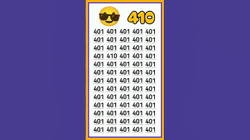 Are you logical? Try this focus test 👉 410 #puzzlechallenge #shorts #paheliyangk 👍