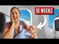 First Time Flying With a Baby (Not Fun)