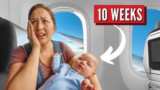 First Time Flying With a Baby (Not Fun)