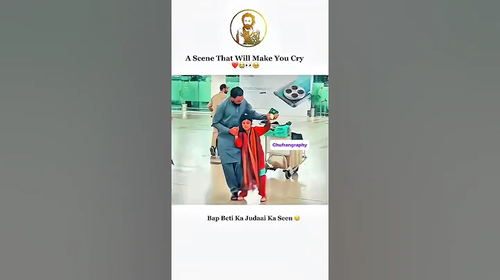 Emotional Airport Scene | Daughter Stops Father from Leaving 😢 | Heart Touching Shorts”#shorts