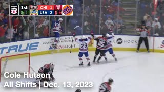 Cole Hutson (USA23) | All Shifts | US NTDP U18 vs. Chicago Steel (USHL) | 12 13 2023