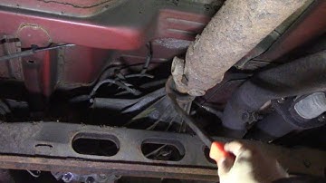 How to remove rusted in universal joints.