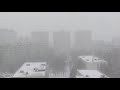 Снегопад 31 марта и 1 апреля в Москве в 2014 году