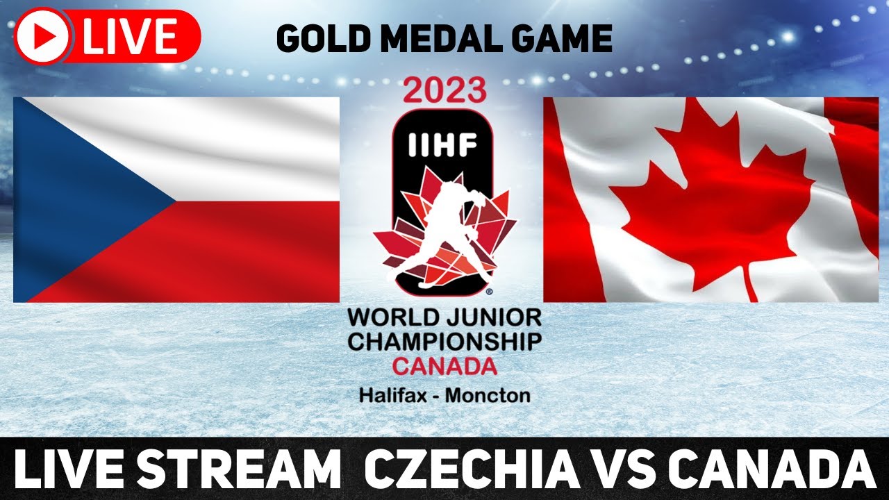 Czechia vs Canada 2023 World Juniors Gold Medal LIVE STREAM IIHF WJC