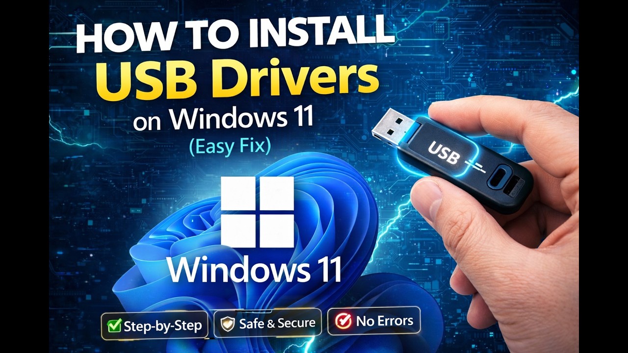 How to Install USB Drivers on Windows 11 (Easy Fix) - YouTube
