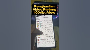 Penghasilan Video Youtube 100 ribu penonton