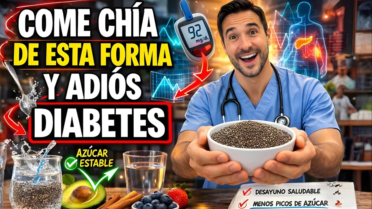 Así Debe Comer CHÍA Todo Diabético Para Controlar el Azúcar en Sangre