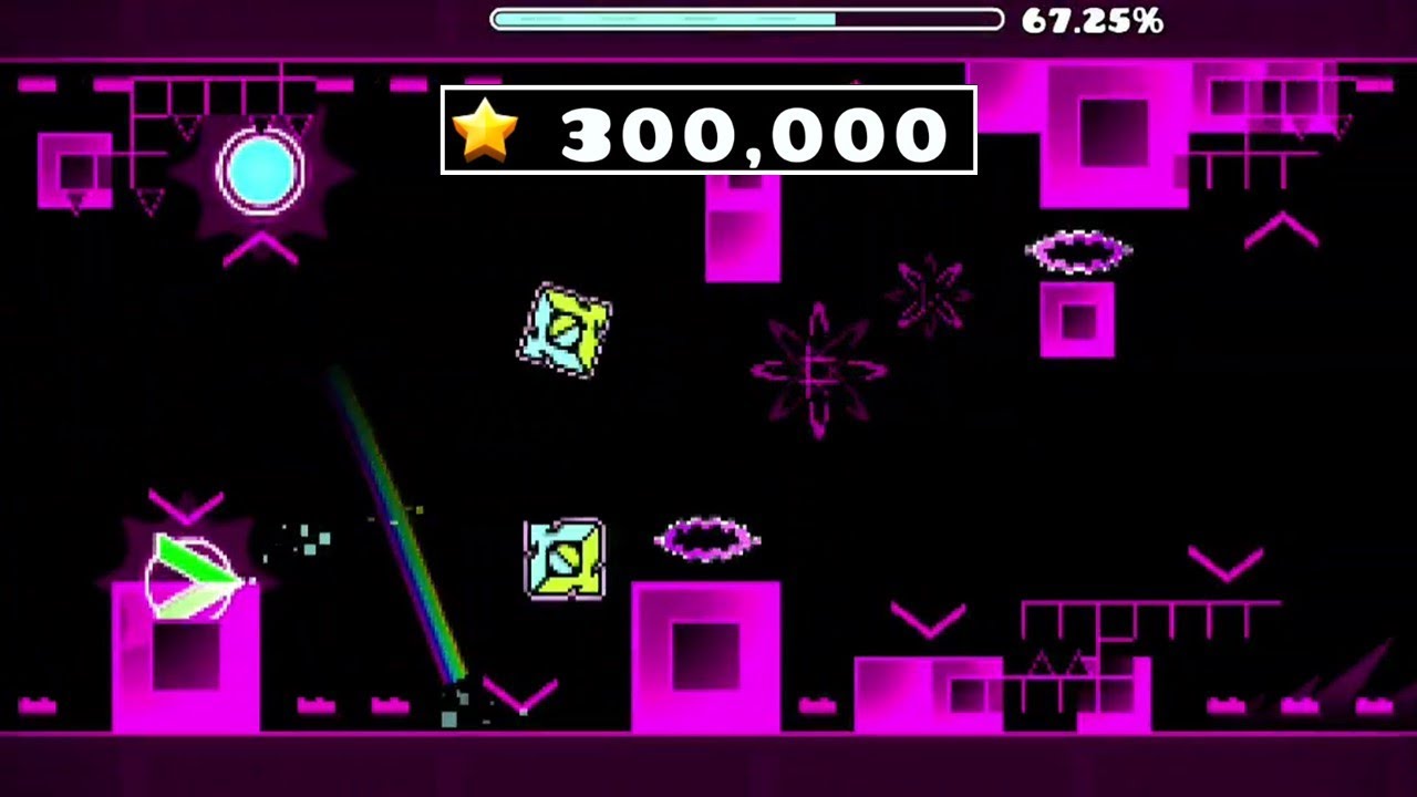 (Special) Geometry Dash Medium Demon-Signal Intercept by lFishyy, 1 coin + 300K stars