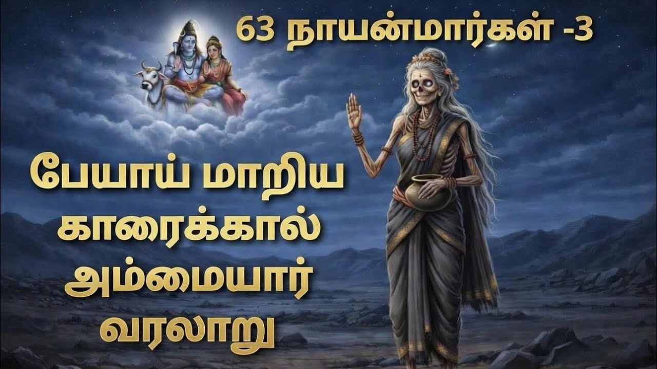 பேயாய் மாறிய காரைக்கால் அம்மையாரோட வரலாறு,63 நாயன்மார்கள் -3 #connecttodivine #connecttodivine 