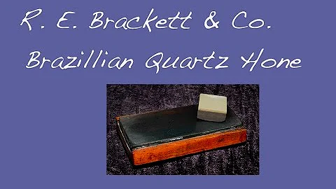 Brackett's Brazillian Straight Razor Hone