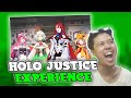MY JAW-DROPPING Reacting to HOLOLIVE JUSTICE EXPERIENCE