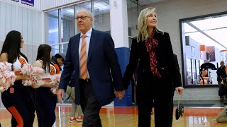 Emotional Jim Boeheim praises the future of SU Basketball