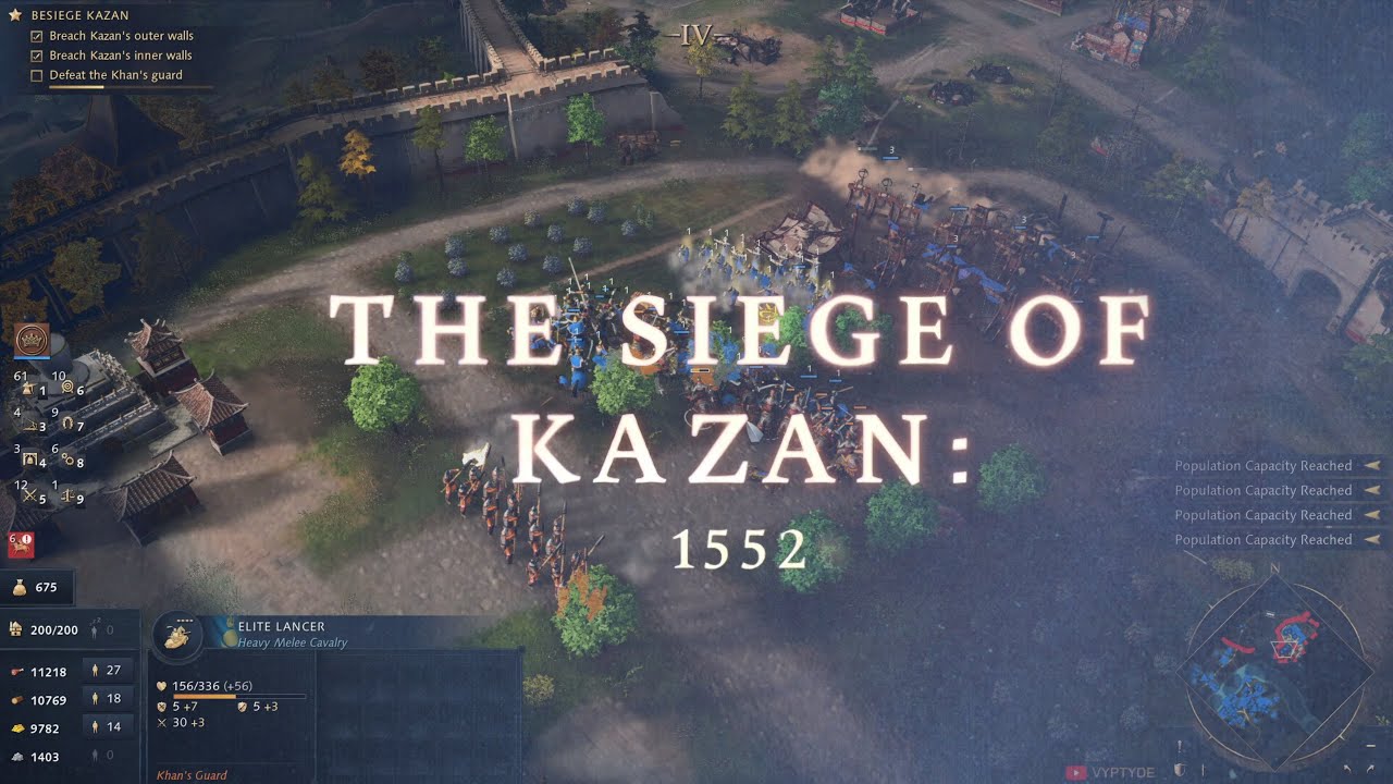 Age of Empires 4 Walkthrough Part 18 - The Rise of Moscow - The Siege of Kazan (1552)