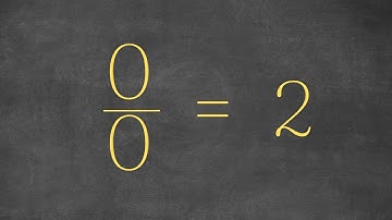 Proof that 0/0 = 2 | Bending The Rules Of Mathematics