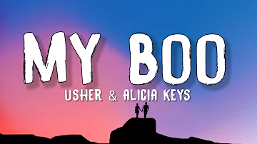 Usher - My Boo (Lyrics) feat. Alicia Keys