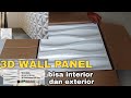 Review 3D PVC WALL PANEL ada 7 motif || kalian suka yang mana?...