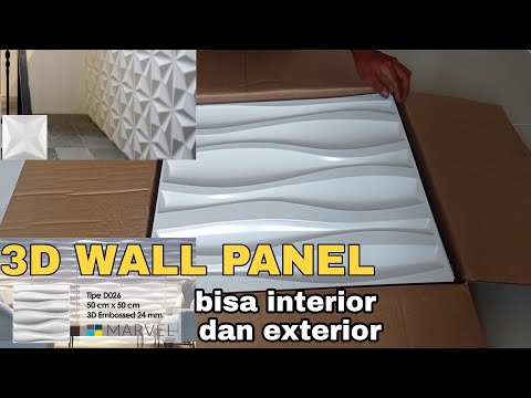 Video: Panel Plastik Untuk Kamar Mandi Dengan Pola 3D (29 Foto): Panel PVC Dengan Efek Volumetrik Untuk Kamar Mandi, Contoh Indah Di Interior
