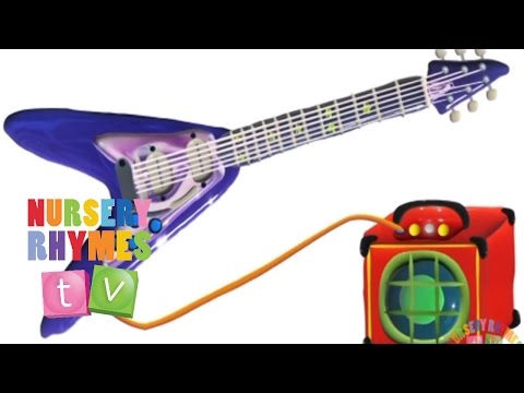 FLYING V GUITAR Musical Instruments Nursery Rhymes TV Music For Kids 