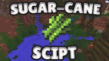Minecraft macro mod sugarcane script 1 hour showcase