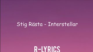 Stig Rästa - Interstellar (Lyrics) EESTI LAUL 2022