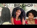 I Cut my Long Natural Hair SHORT Short....Why I did a 2nd Big Chop, Salon Experience  + Tips