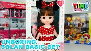 Unboxing Boneka Solan Basic set Disney