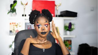 Recreating a JAMES CHARLES Halloween makeup look \/ JOKER MAKEUP TUTORIAL