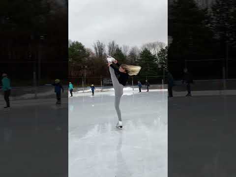 Doğanın içinde buz pateni ⛸️