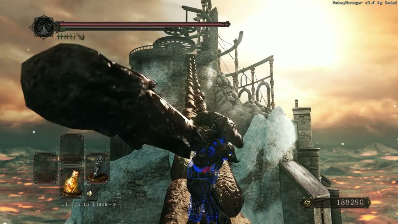 Smelter Hammer hitboxes visualized