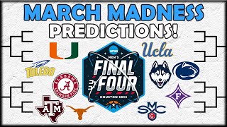2023 MARCH MADNESS PREDICTIONS Filling Out Joe Lunardi s Updated Bracketology
