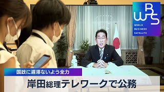 岸田総理テレワークで公務 国政に遅滞ないよう全力【WBS】（2022年8月22日）