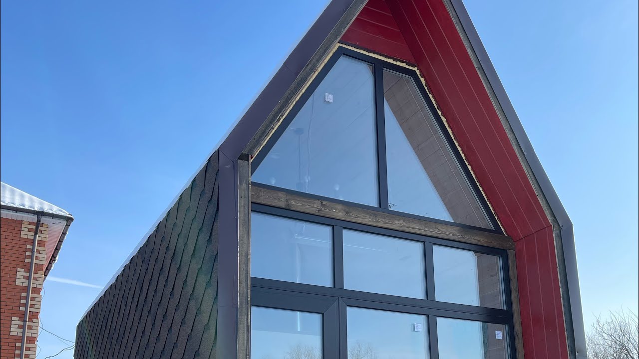 Каркасная баня-барнхаус своими руками - YouTube