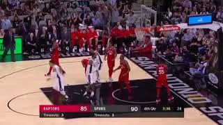 Lamarcus Aldridge And Serge Ibaka Almost Get in Fight!!! October 23 2017