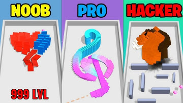 Domino Smash - NOOB vs PRO vs HACKER Gameplay Android, iOS