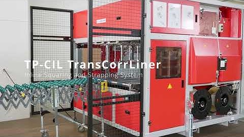 TP-CIL TransCorrLiner Corrugated Strapper, Corrugated Bundler – TRANSPAK