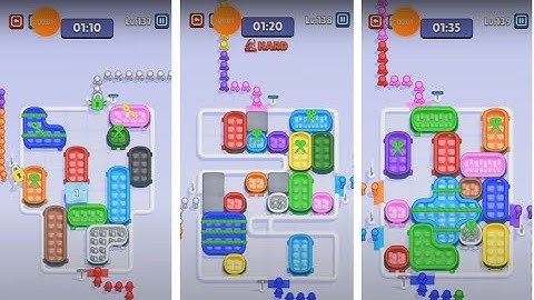 Sky Rush Traffic Puzzle - Level 137 - Level 138 - Level 139