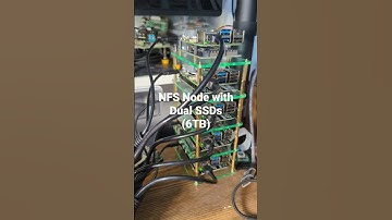 @raspberrypi 5 #cluster using @pimoroni boards for SSDs. 40 GB memory, 20 cores+ 10TB storage