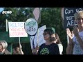 Save Our Park campaigners PROTEST Wimbledon EXPANSION