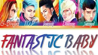 BIGBANG - Fantastic Baby [ Color Coded Rom/Eng/Albanian Lyrics ]