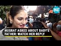 Who is nusrat jahans babys father watch actormps answer at first public event after childbirth