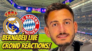 😱The moment Joselu was IMMORTALIZED❤️‍🔥 Real Madrid v Bayern Munich Bernabeu Live Crowd Reactions!
