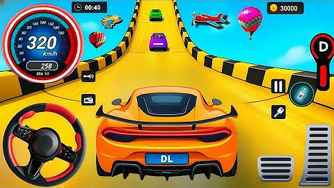 Mega Ramp GT Car Racing Simulator - ImpossibleStunt Car Racing 3D - Android Gameplay