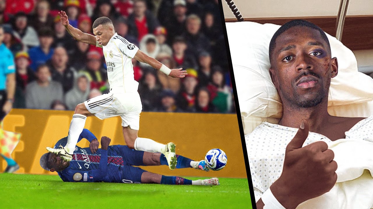 Грязные и жестокие фолы в футболе №3