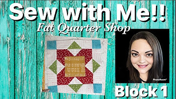 Sew with me! 2025 RDB Block Challenge - Block 1 - Bloom & Grow