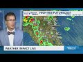 Weather Impact Live: Tracking scattered storms set to roll through the First Coast Sunday evening