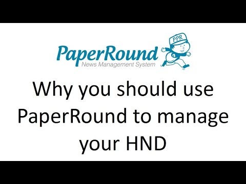 Introduction to PaperRound