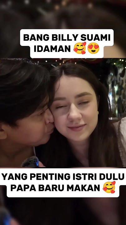 BILLY SYAHPUTRA ALWAYS LOVES HIS WIFE. SO SWEET 🥰😘 #billysyahputra #vikakolesnaya