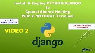 Vid.2 - Deploy Python Django to Cpanel Shared Hosting - WITHOUT Terminal