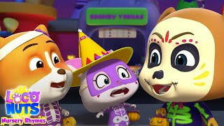 Five Little Skeletons | Halloween Spooky Rhymes | Halloween Music & Songs for Babies | Kids Tv