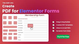 PDF Builder for Elementor Forms